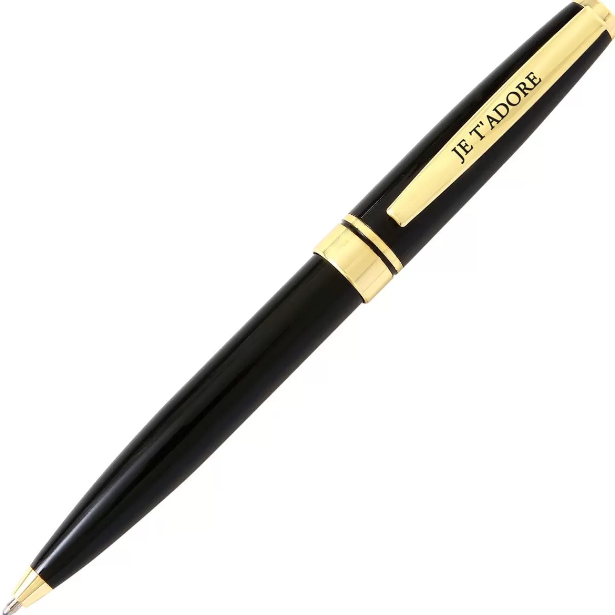 Flash Sale Draeger Paris Stylo bille noir rétractable Je t'adore