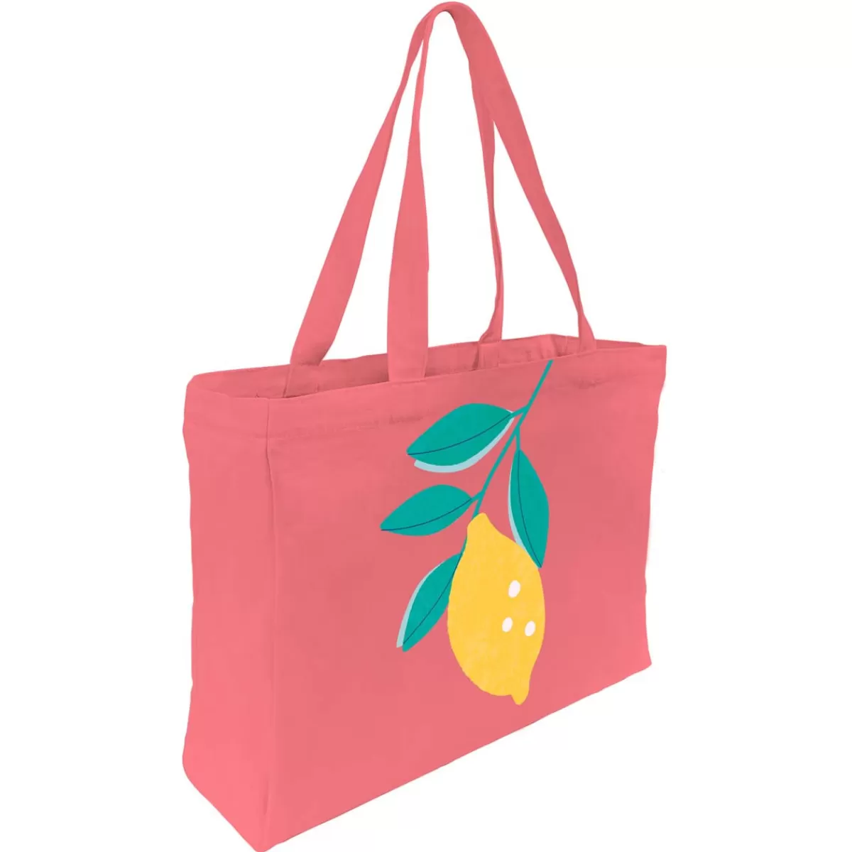 Cheap Draeger Paris Tote bag coton imprimé citron